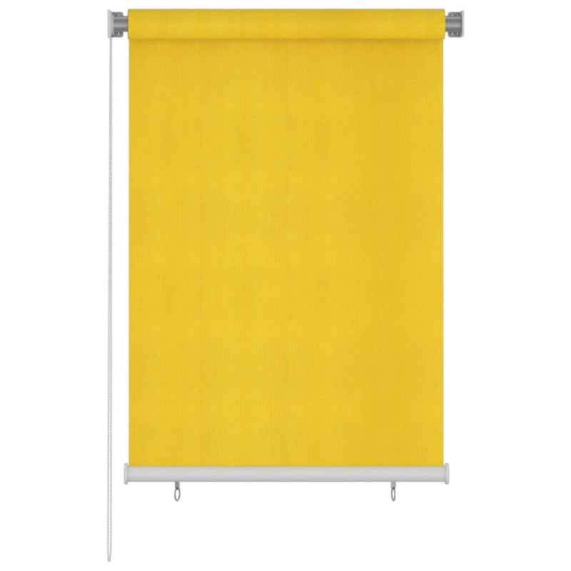 Roleta zewnętrzna, 100x140 cm, żółta, HDPE