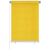 Roleta zewnętrzna, 100x140 cm, żółta, HDPE