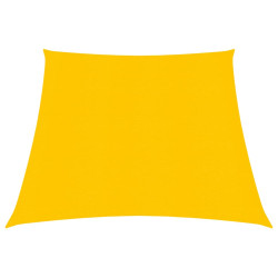 Żagiel przeciwsłoneczny, 160 g/m², żółty, 3/4x3 m, HDPE