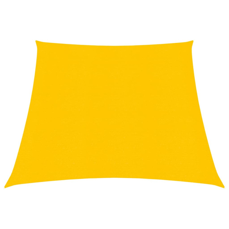 Żagiel przeciwsłoneczny, 160 g/m², żółty, 3/4x3 m, HDPE