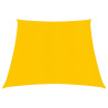 Żagiel przeciwsłoneczny, 160 g/m², żółty, 3/4x3 m, HDPE