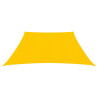 Żagiel przeciwsłoneczny, 160 g/m², żółty, 3/4x3 m, HDPE