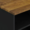 Szafka RTV, 100x33x46 cm, mango i materiał drewnopochodny