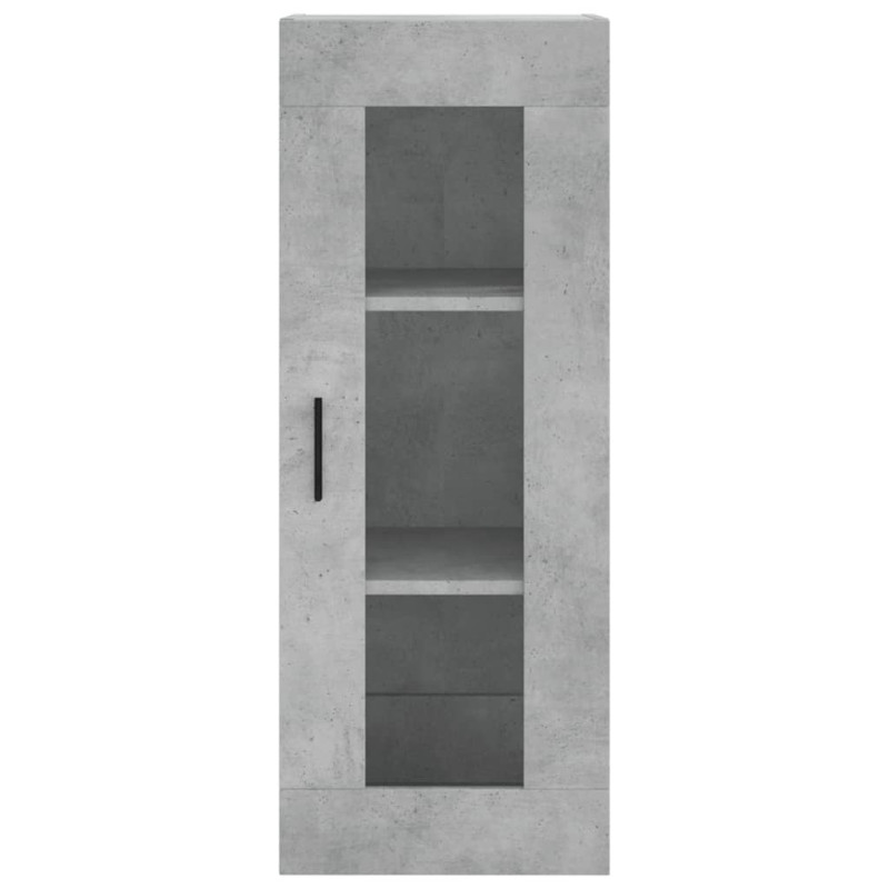 Szafka wisząca, szarość betonu, 34,5x34x90 cm