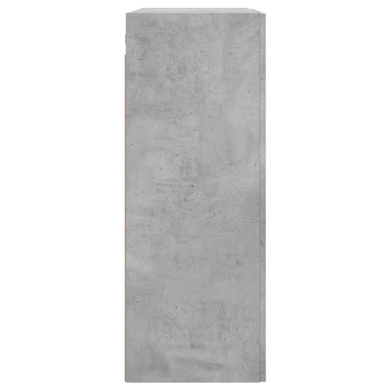 Szafka wisząca, szarość betonu, 69,5x34x90 cm