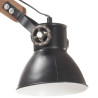 Lampa ścienna w industrialnym stylu, czarna, okrągła, E27