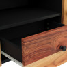 Szafka RTV, 105x33,5x46 cm, akacja i materiał drewnopochodny