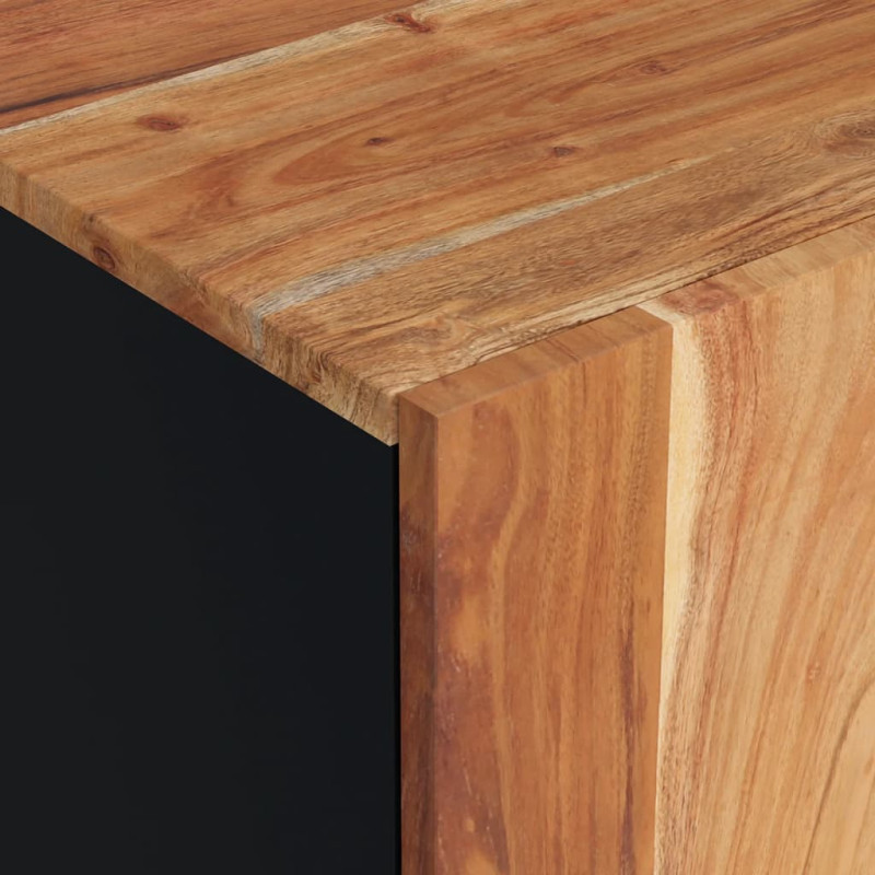Szafka RTV, 105x33,5x46 cm, akacja i materiał drewnopochodny