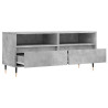 Szafka pod TV, szarość betonu, 100x34,5x44,5 cm