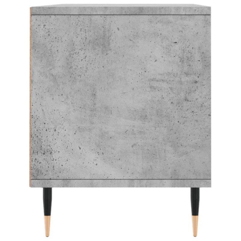 Szafka pod TV, szarość betonu, 100x34,5x44,5 cm