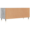 Szafka pod TV, szarość betonu, 100x34,5x44,5 cm