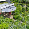 Madison Parasol Sun Wave, 270 x 150 cm, szary, PAC3P014