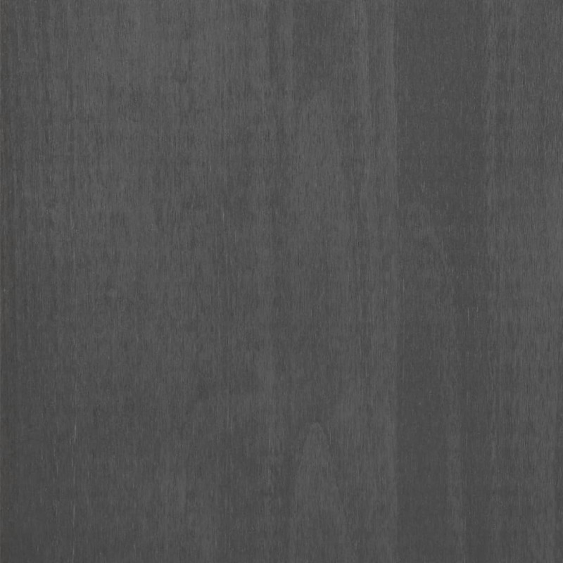 Szafka HAMAR, ciemnoszara, 90x40x80 cm, lite drewno sosnowe