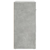 Szafka, szarość betonu, 80x33x70 cm, materiał drewnopochodny