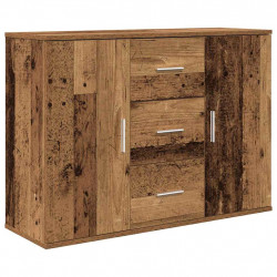 Szafka, stare drewno, 90x29,5x65 cm, materiał drewnopochodny