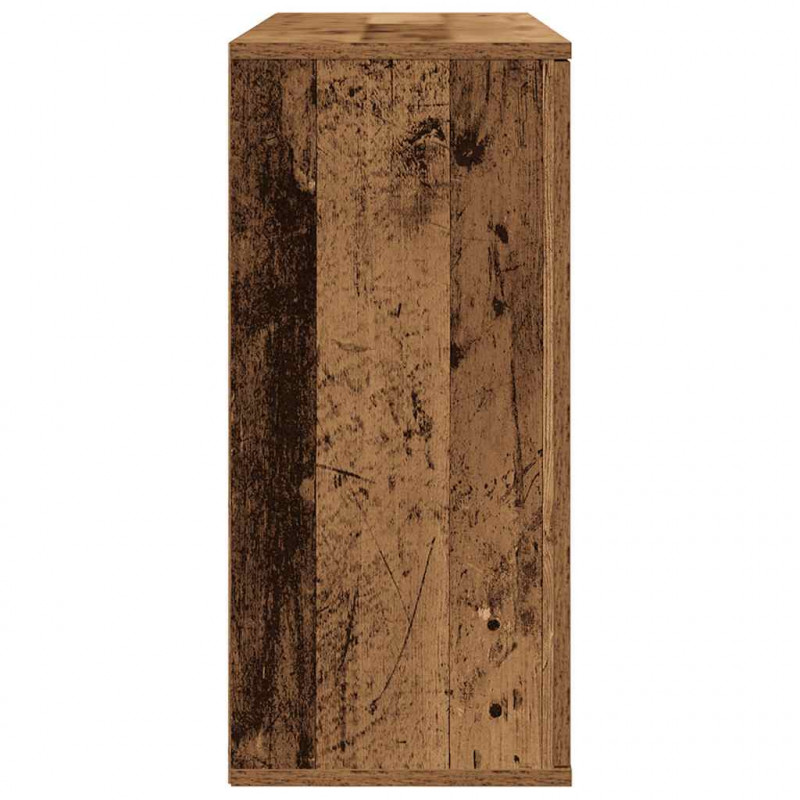 Szafka, stare drewno, 90x29,5x65 cm, materiał drewnopochodny