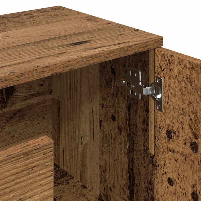 Szafka, stare drewno, 90x29,5x65 cm, materiał drewnopochodny