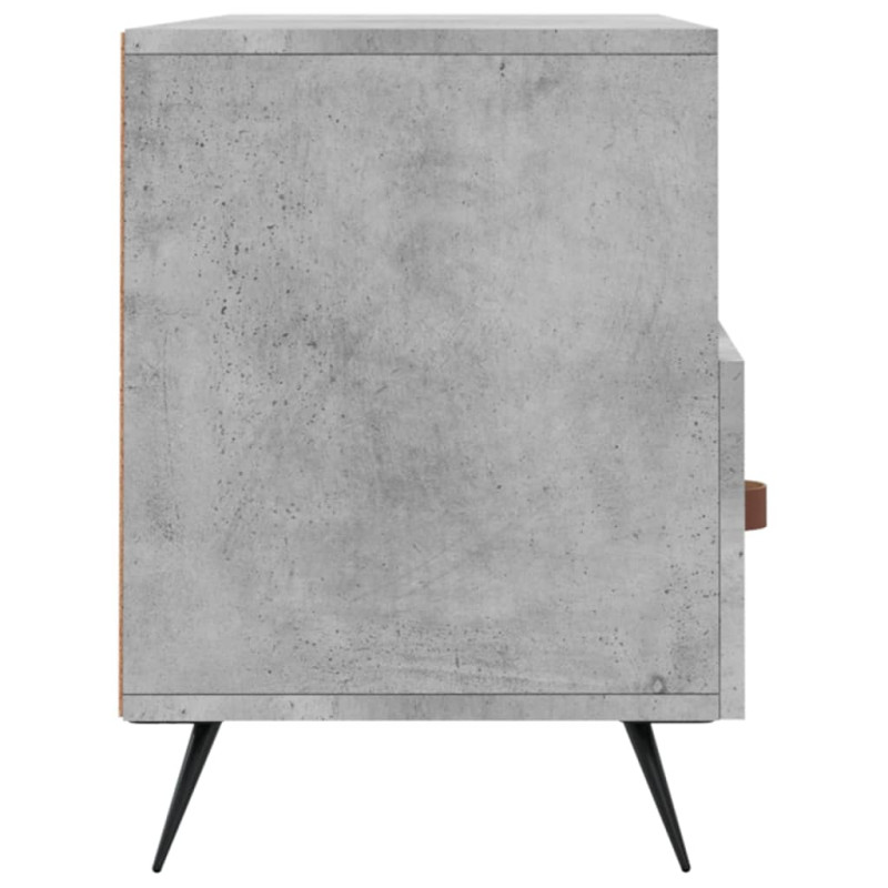 Szafka pod telewizor, szarość betonu, 102x36x50 cm