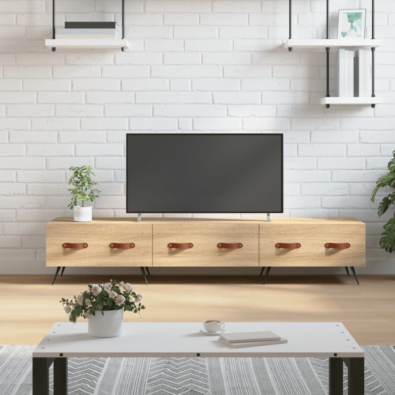 Szafka pod telewizor, dąb sonoma, 150x36x30 cm