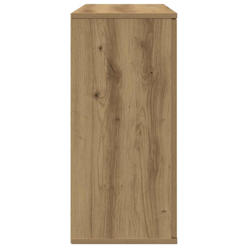 Komoda, dąb artisan, 90x29,5x65 cm, materiał drewnopochodny
