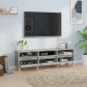 Szafka pod TV, szary dąb sonoma, 150x30x44,5 cm