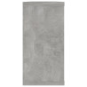 Półki ścienne kostki, 4 szt., szarość betonu, 100x15x30 cm