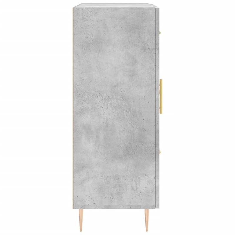 Szafka, szarość betonu, 69,5x34x90 cm, materiał drewnopochodny