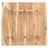 Blat, lite drewno akacjowe, 58x(50-60)x3,8 cm