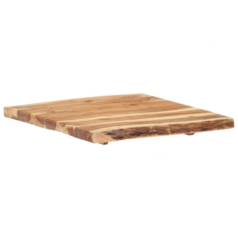 Blat, lite drewno akacjowe, 58x(50-60)x3,8 cm