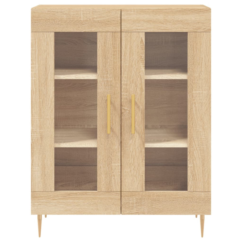 Szafka, dąb sonoma, 69,5x34x90 cm, materiał drewnopochodny