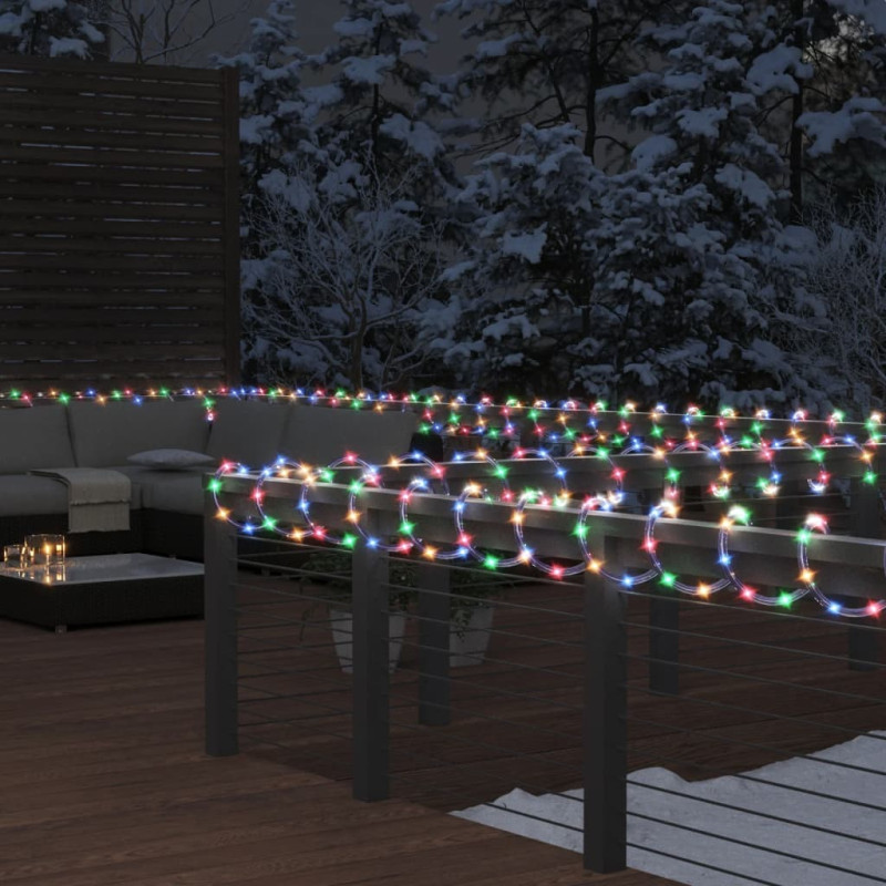Wąż świetlny, 120 LED, wielokolorowy, 5 m, PVC