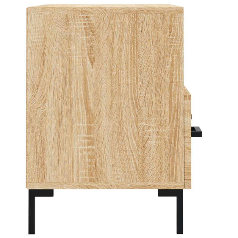 Szafka pod telewizor, dąb sonoma, 80x36x50 cm