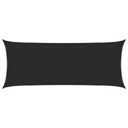 Żagiel przeciwsłoneczny, 160 g/m², czarny, 2x5 m, HDPE