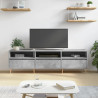 Szafka pod TV, szarość betonu, 150x30x44,5 cm