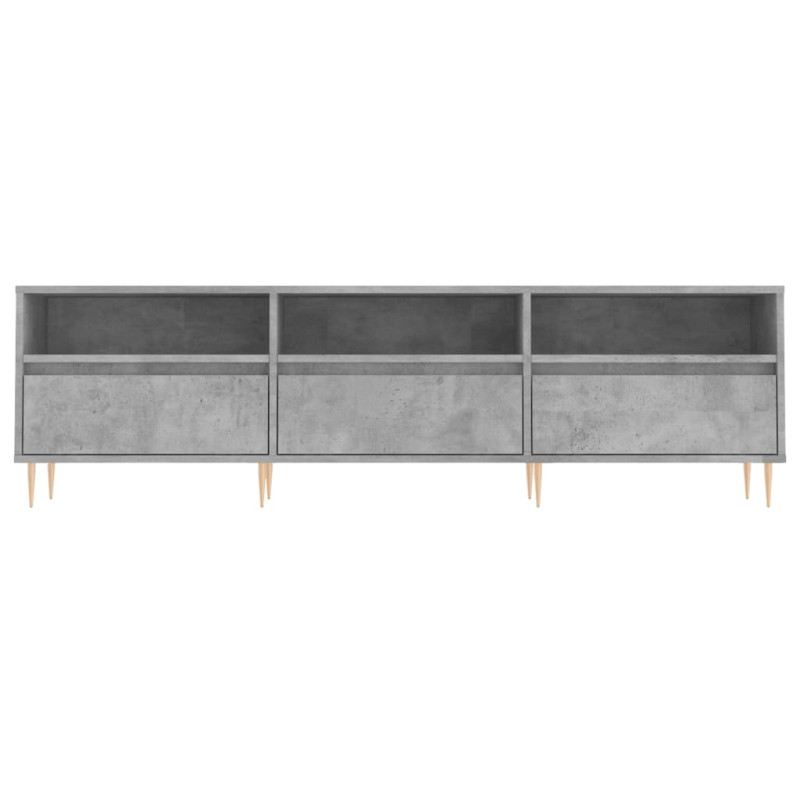 Szafka pod TV, szarość betonu, 150x30x44,5 cm