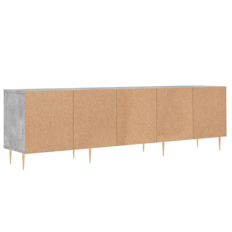 Szafka pod TV, szarość betonu, 150x30x44,5 cm