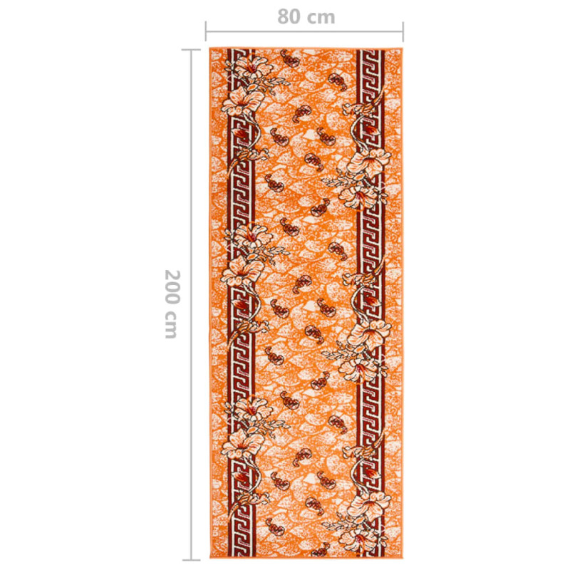 Chodnik dywanowy, BCF, terakota, 80x200 cm