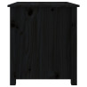 Stolik kawowy, czarny, 71x49x55 cm, lite drewno sosnowe