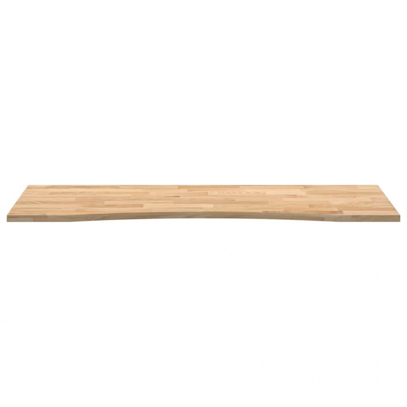 Blat biurka, surowe, 140x50x2,5 cm, lite drewno dębowe