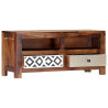 Szafka pod TV, 90 x 30 x 40 cm, lite drewno sheesham