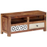 Szafka pod TV, 90 x 30 x 40 cm, lite drewno sheesham