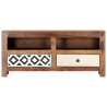 Szafka pod TV, 90 x 30 x 40 cm, lite drewno sheesham