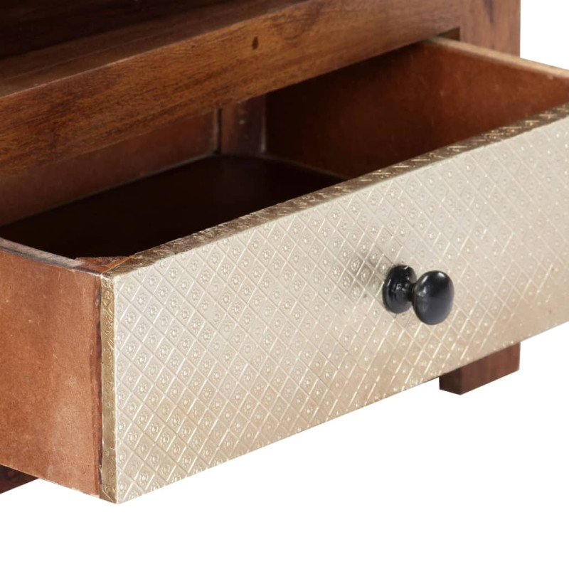 Szafka pod TV, 90 x 30 x 40 cm, lite drewno sheesham