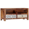 Szafka pod TV, 90 x 30 x 40 cm, lite drewno sheesham