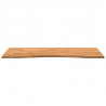 Blat biurka, jasnobrązowy, 120x60x2,5 cm, lite drewno dębowe