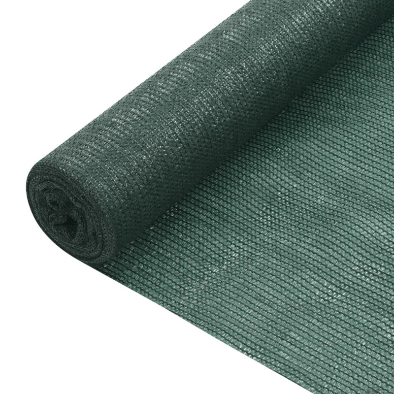 Siatka cieniująca, zielona, 1x25 m, HDPE, 75 g/m²