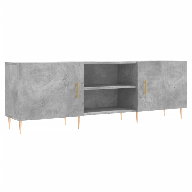 Szafka pod TV, szarość betonu, 150x30x50 cm