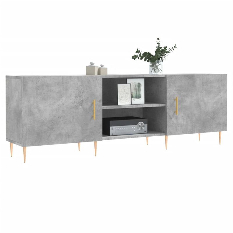 Szafka pod TV, szarość betonu, 150x30x50 cm
