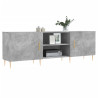 Szafka pod TV, szarość betonu, 150x30x50 cm