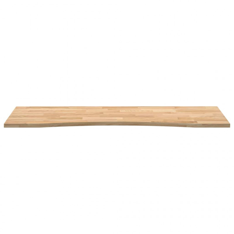 Blat biurka, surowe, 140x60x2,5 cm, lite drewno dębowe